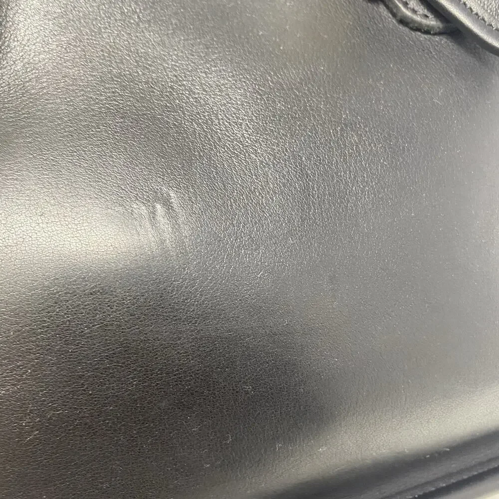Vintage Coach Legacy Black Leather Satchel 9063